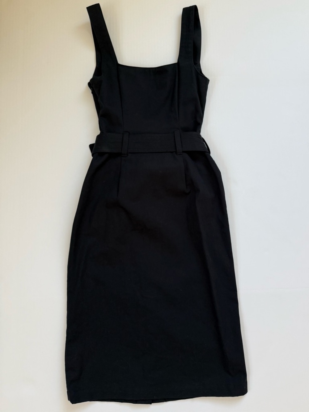 NWT L’AGENCE Black Military Button Belted Dress Gold Buttons Size 2 - Picture 2 of 7